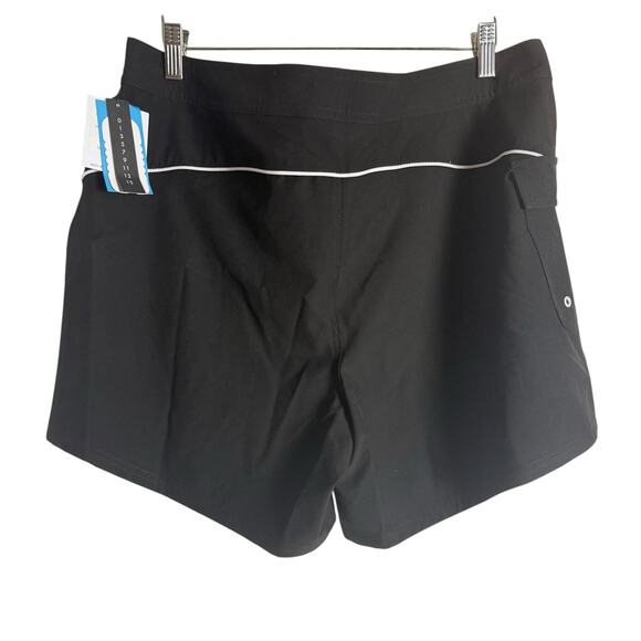 O’Neill Saltwater Black Stretch 5” Beach Surf Boardshorts Women’s 13 - Picture 8 of 10